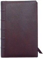 black leather hubbed spine Italian-style journal