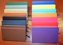 large color textured notebook covers