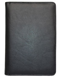 black faux leather Classic journal cover